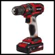 Einhell TC-CD 18/35 Li (1x1,5 Ah) akkus fúró-csavarozó - ergonomikus és csúszásmentes markolat