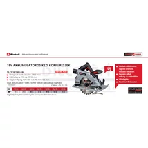 Einhell TE-CS 18/190 Li BL - Solo PXC akkus körfűrész (4331210)