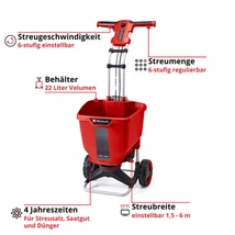 Einhell GE-SR 18/22 Li - Solo  akkus univerzális szóró (3415430)