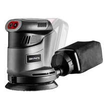 AKKUS EXCENTERCSISZOLÓ GRAPHITE 58G014 ENERGY+ 18V, Li-Ion, 125 mm, AKKU NÉLKÜL