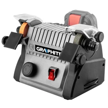 GRAPHITE Akkus köszörű- és polírozógép 3az1-ben, Energy+, CSISZOL, POLÍROZ, flexibilis csiszolófejjel, Akku nélkül! (58G095)