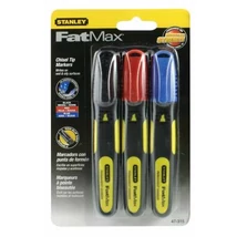 STANLEY 0-47-315 FatMax multicolor 3 színű jelölőfilc 3db