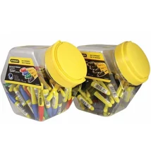 STANLEY 1-47-324 Mini jelölőfilc fekete 72db-os kínálóban/db