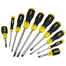 STANLEY 2-65-005 CushionGrip 10 részes csavarhúzó készlet Ph+lapos