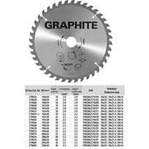 KÖRFŰRÉSZLAP GRAPHITE  57H682 205X30 Z 36