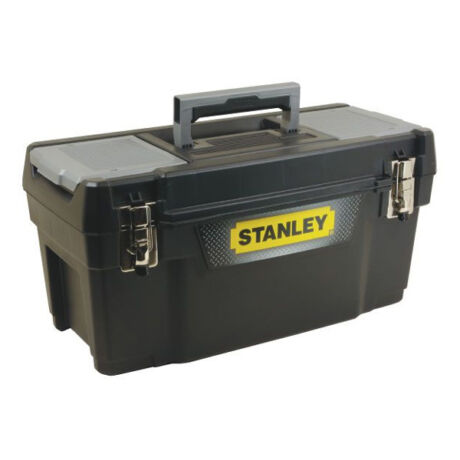 20" Stanley műanyag szerszámláda, fém csattal 1-94-858