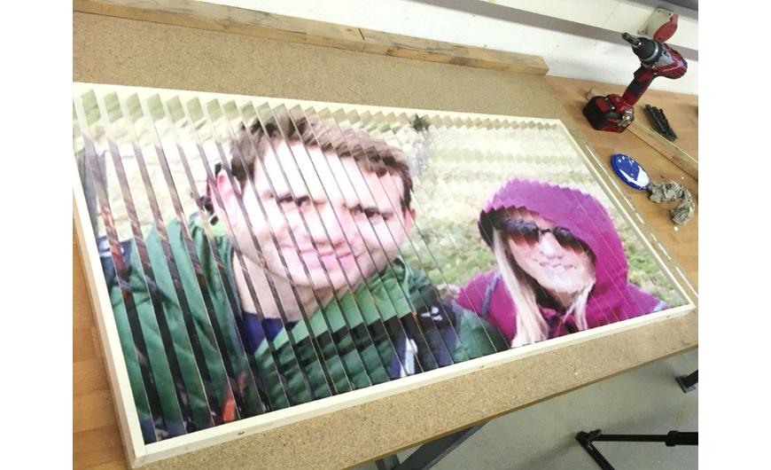 Házi harmonika képkeret